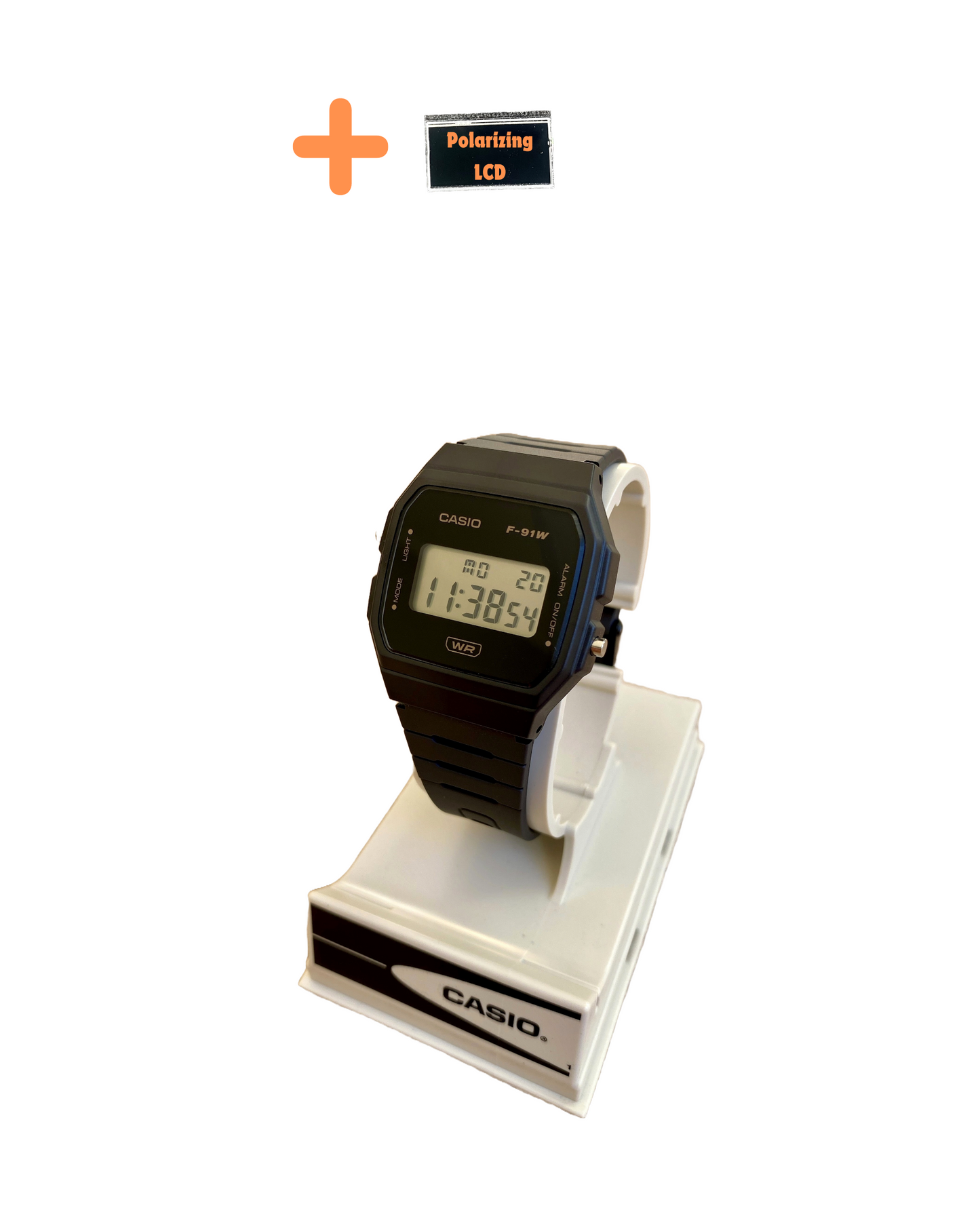 Casio f91w (black/gold)