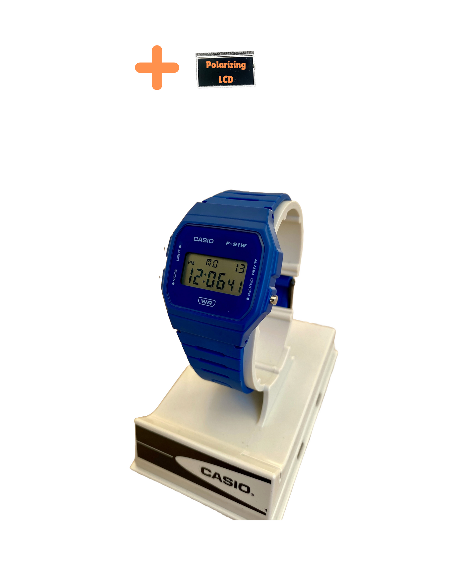 Casio f91w (blå)