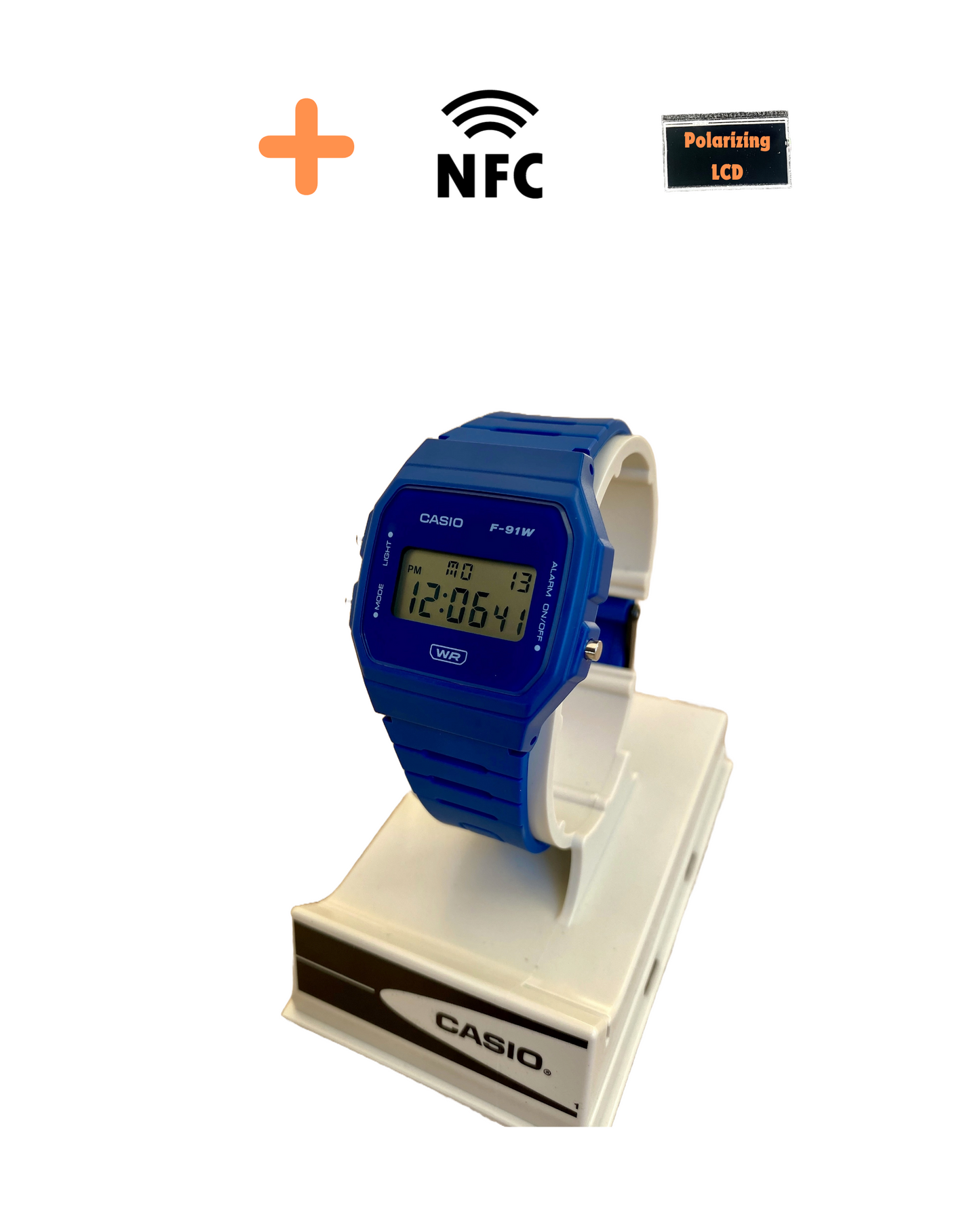 Casio f91w (blå)